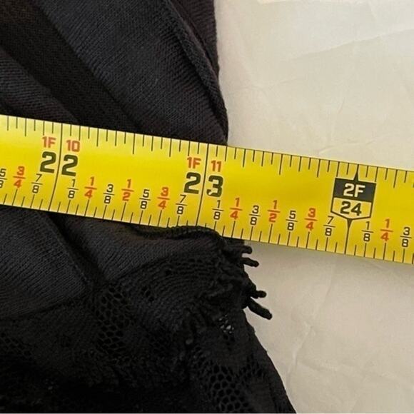 Suzanne Beto Black Ruffled Lace Boho Hippie  Whimsigoth Dress NWT Size 2X - Picture 13 of 15